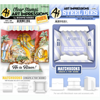 Art Impressions Cross and Tomb and Template Matchbook Stamps and Dies Bundle
