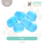 Creativity Street Blue Craft Fluffs 6 pack csbcf6