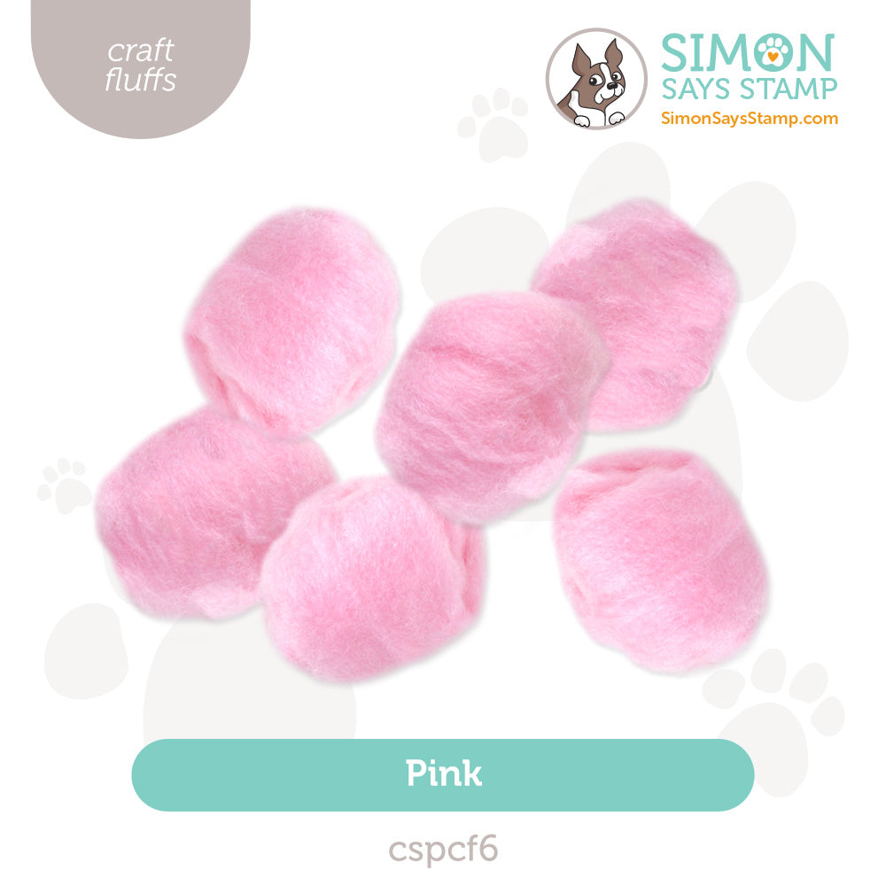 Creativity Street Pink Craft Fluffs 6 pack cspcf6