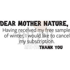 Riley and Company Funny Bones Dear Mother Nature Clear Stamp rwd-1215