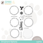 CZ Design Clear Stamps ORNAMENT OPTIONS cz272c