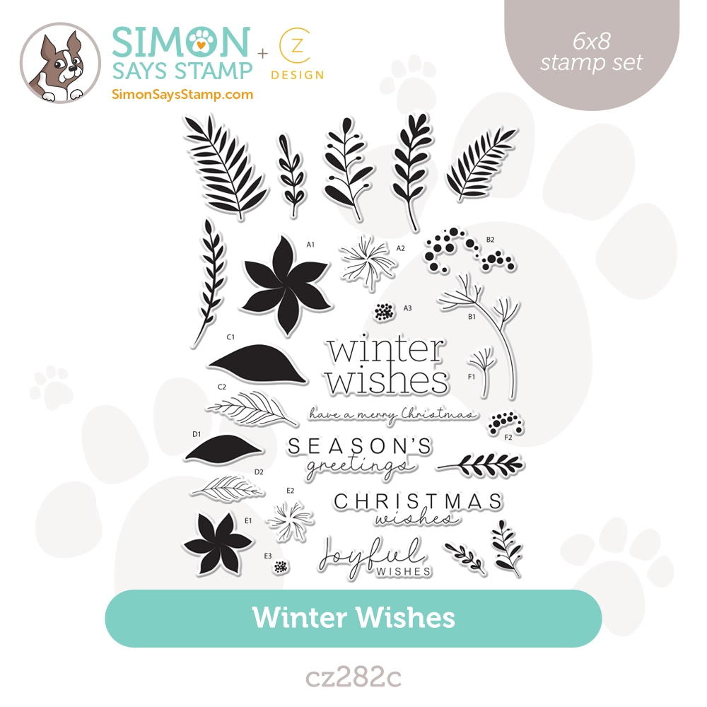 CZ Design Clear Stamps Winter Wishes cz282c All The Joy