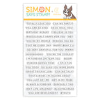 CZ Design Stamps SIMPLE SENTIMENTS 2 cz28 You Are Loved