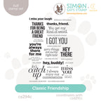 CZ Design Clear Stamps Classic Friendship cz294c Always There
