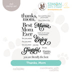 CZ Design Clear Stamps Thanks Mom cz3104c In My Heart