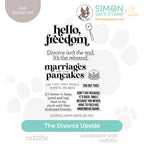 CZ Design Clear Stamps The Divorce Upside cz3105c Shine On
