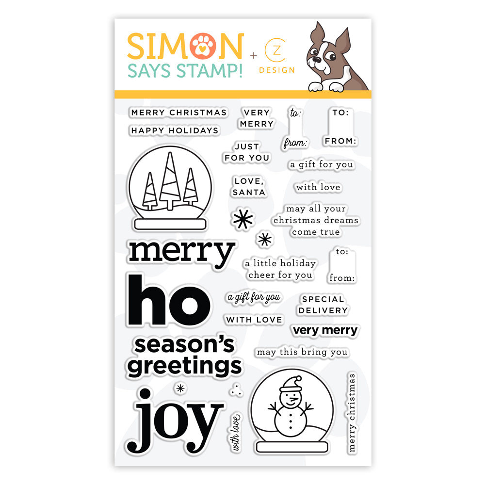 CZ Design Clear Stamps LET'S MAKE A TAG cz363c