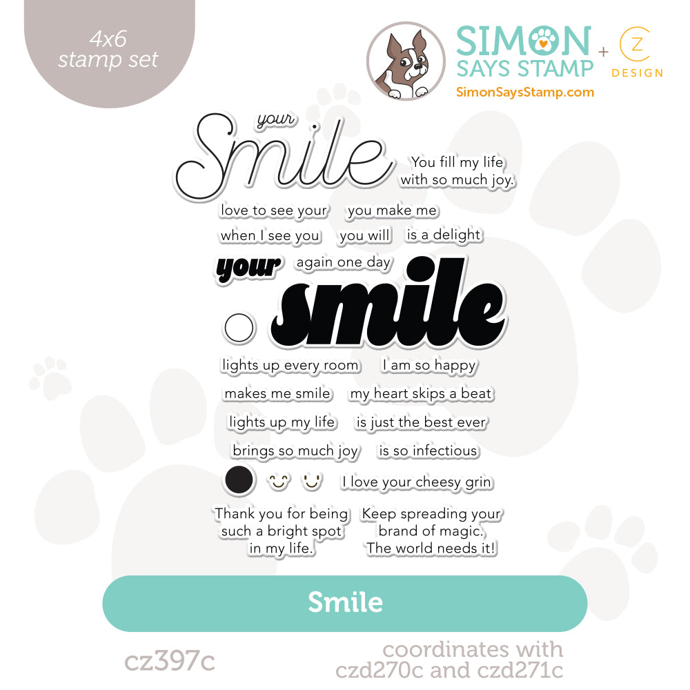 CZ Design Clear Stamps Smile cz397c Friend Like You