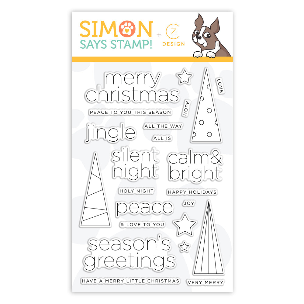 CZ Design Clear Stamps CLEAN LINE CHRISTMAS cz39
