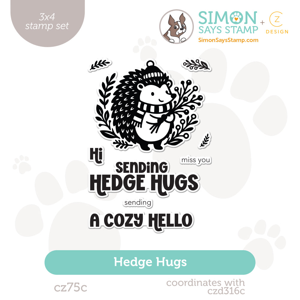 CZ Design Clear Stamps Hedge Hugs cz75c