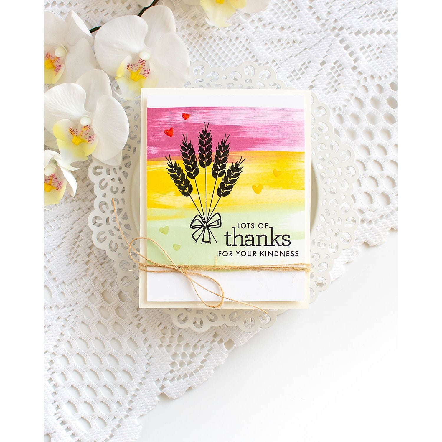 CZ Design Clear Stamps Small Thanks cz66c Thanks Card | color-code:ALT05