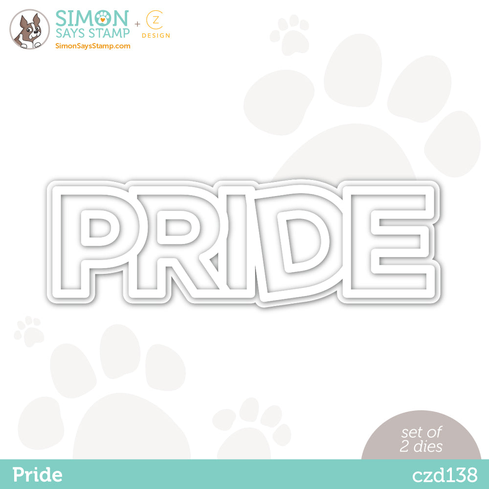 CZ Design Wafer Dies PRIDE czd138 Rainbows *