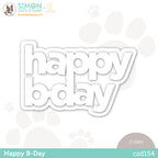 CZ Design Wafer Dies Happy B Day czd154