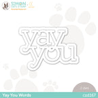 CZ Design Wafer Dies YAY YOU WORDS czd167