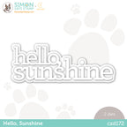 CZ Design Wafer Dies Hello Sunshine czd172 Let's Chill