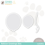 CZ Design Wafer Dies BALLOON GREETINGS czd181c Cozy Hugs