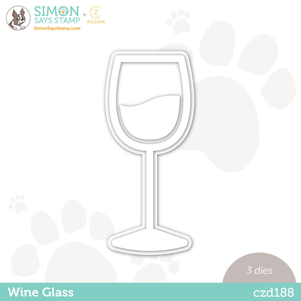 CZ Design Wafer Dies Wine Glass czd188