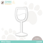 CZ Design Wafer Dies Wine Glass czd188