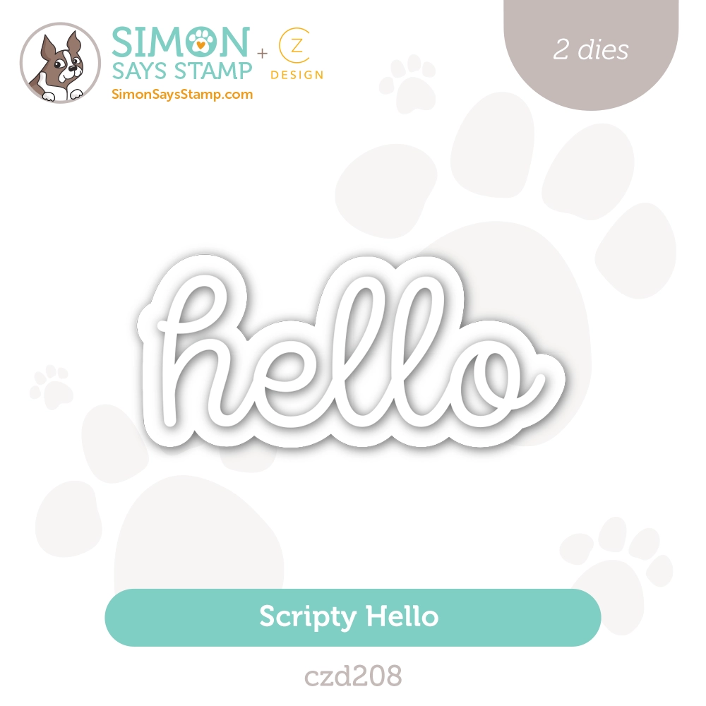 CZ Designs Scripty Hello Die Set CZ Designs Scripty Hello Die Set