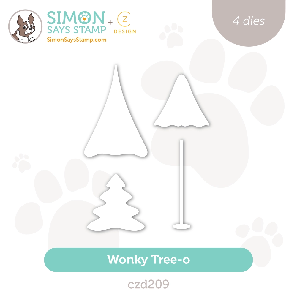 CZ Design Wonky Tree O Wafer Dies czd209 Season Of Wonder