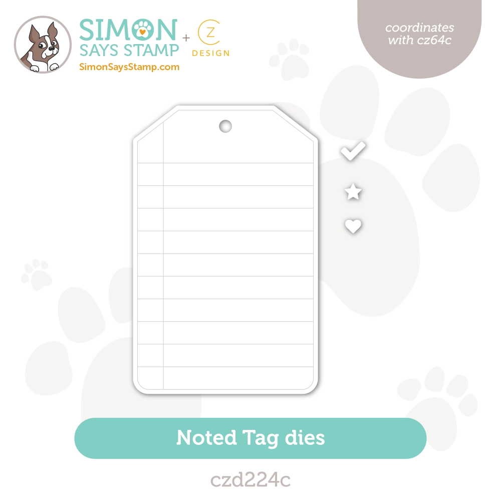 CZ Design Wafer Dies Noted Tag czd224c Smitten