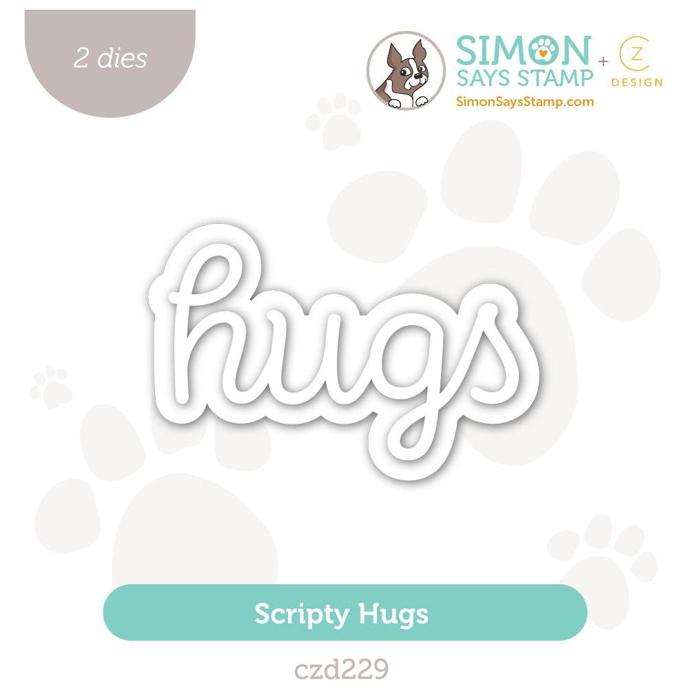 CZ Design Scripty Hugs Wafer Dies czd229 Be Bold