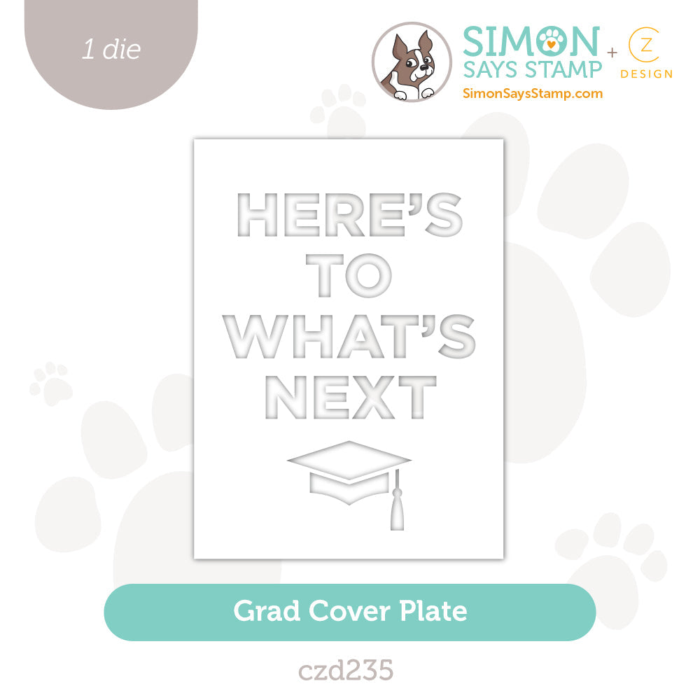 CZ Design Grad Cover Plate Wafer Dies czd235 Celebrate
