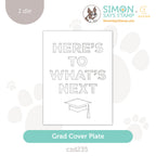 CZ Design Grad Cover Plate Wafer Dies czd235 Celebrate