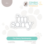 CZ Design I'm Sorry Sentiments Wafer Dies czd255c To Be Loved