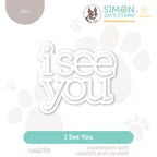 CZ Design I See You Wafer Dies czd259 Moments in Time