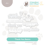 CZ Design Thank You Basics Wafer Dies czd260c Moments in Time