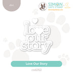 CZ Design Love Our Story Wafer Dies czd262 Moments in Time