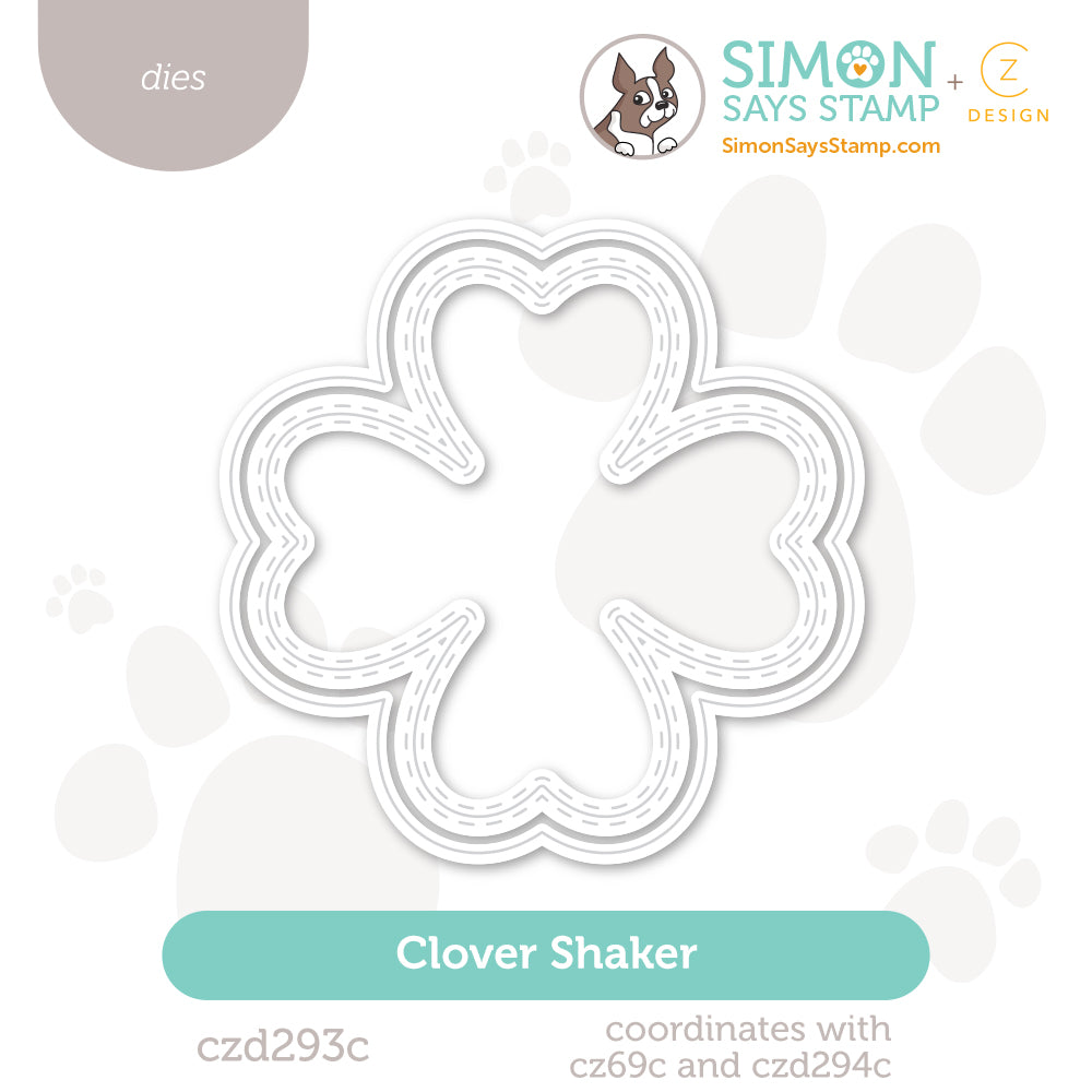CZ Design Clover Shaker Wafer Dies czd293c