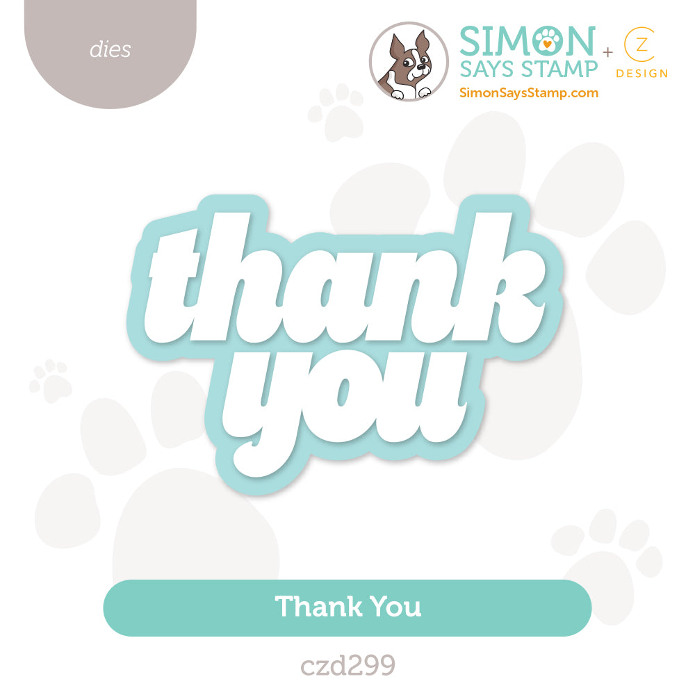 CZ Design Thank You Wafer Dies czd299 In My Heart