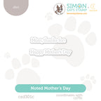CZ Design Noted Mother's Day Wafer Dies czd301c In My Heart