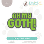 CZ Design Oh My Goth Words Wafer Dies czd313c