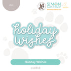 CZ Design Holiday Wishes Wafer Dies czd318 Sending Cheer