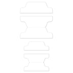 CZ Design Wafer Dies SIMPLE TABS czd33