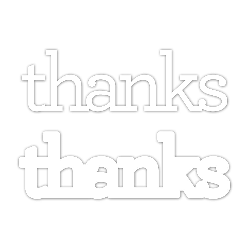 CZ Design Wafer Dies THANKS czd34 Thankful