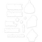 CZ Design Wafer Dies BIRTHDAY SWEETS czd60 *