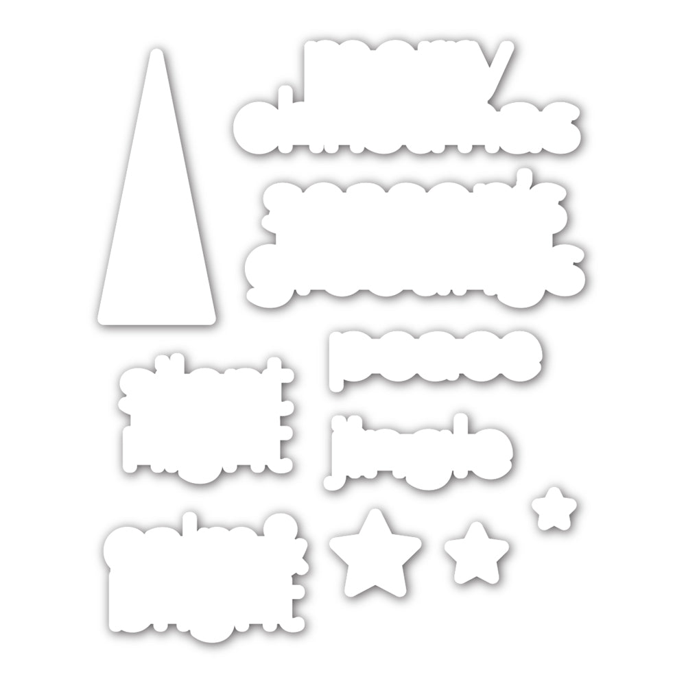 CZ Design Wafer Dies Clean Line Christmas czd67