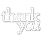 CZ Design EXTRA LARGE THANK YOU Wafer Dies czd90