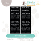 CZ Design EZ Strips Reverse Easter czez011 Beautiful Moments