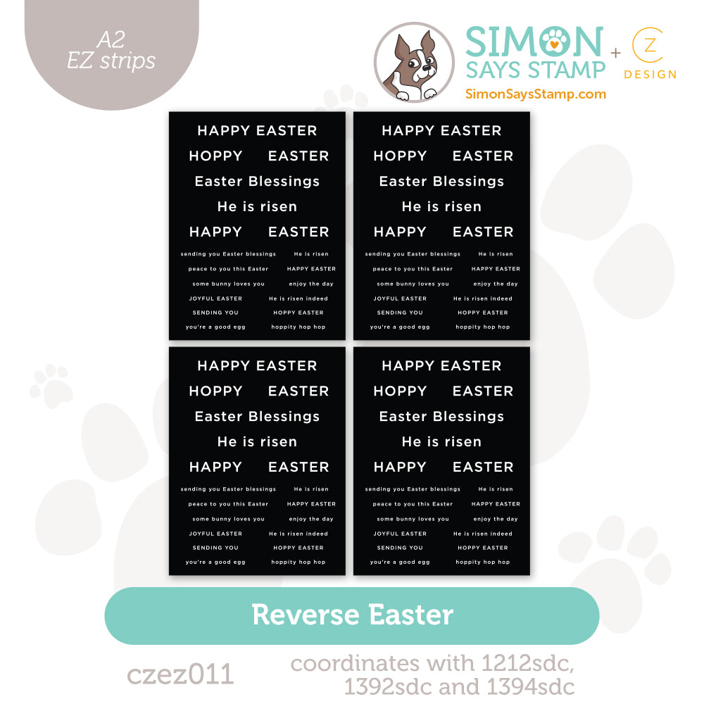 CZ Design EZ Strips Reverse Easter czez011 Beautiful Moments