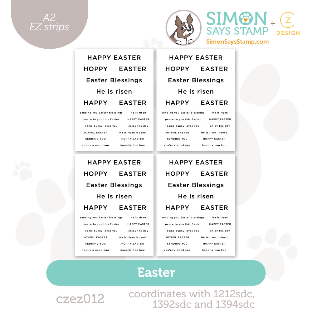 CZ Design EZ Strips Easter czez012 Beautiful Moments
