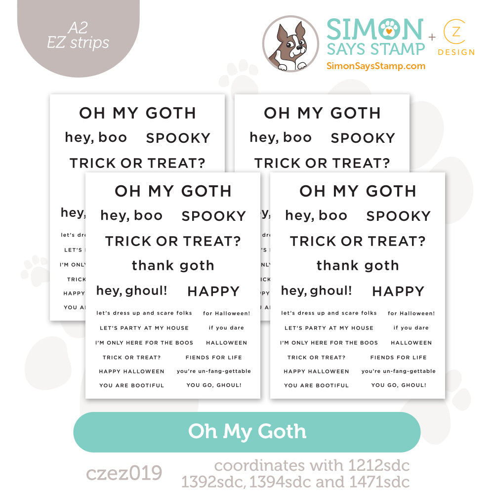 CZ Design EZ Strips Oh My Goth czez019
