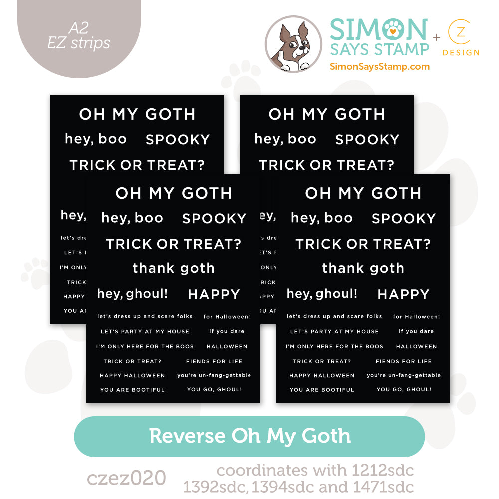 CZ Design EZ Strips Reverse Oh My Goth czez020
