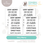 CZ Design Very Merry XL EZ Strips czez021 Sending Cheer