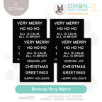 CZ Design Reverse Very Merry XL EZ Strips czez022 Sending Cheer