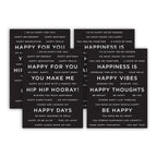 CZ Design SENTIMENT STRIPS REVERSE HAPPY czg006